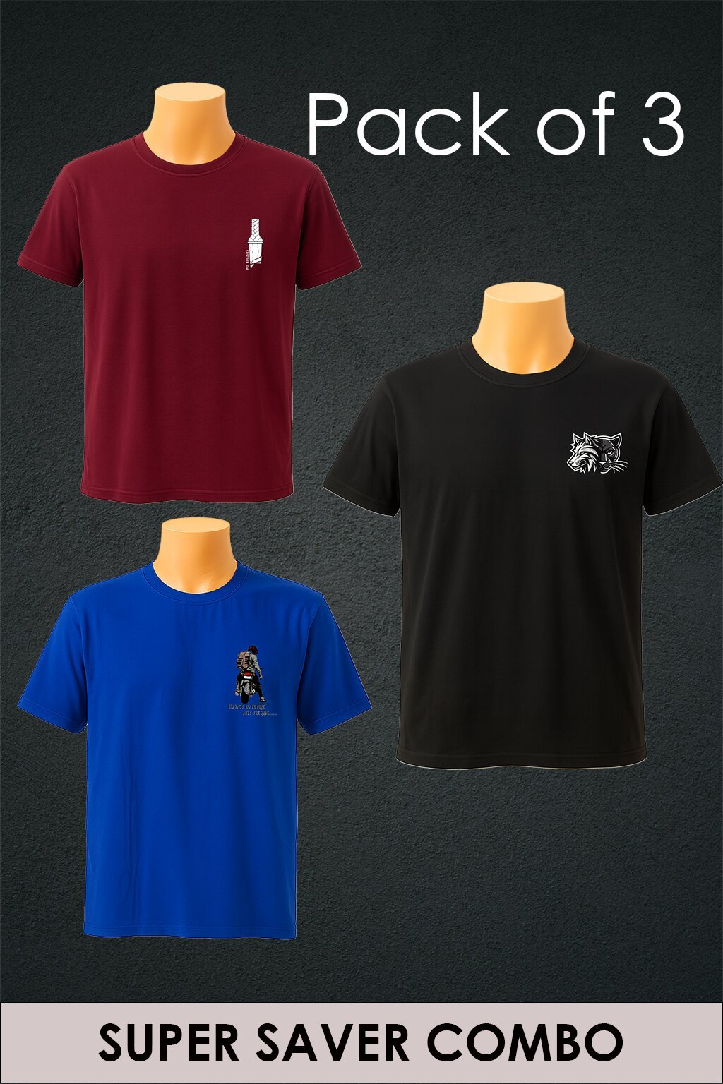 Printed T-Shirt Combo 3